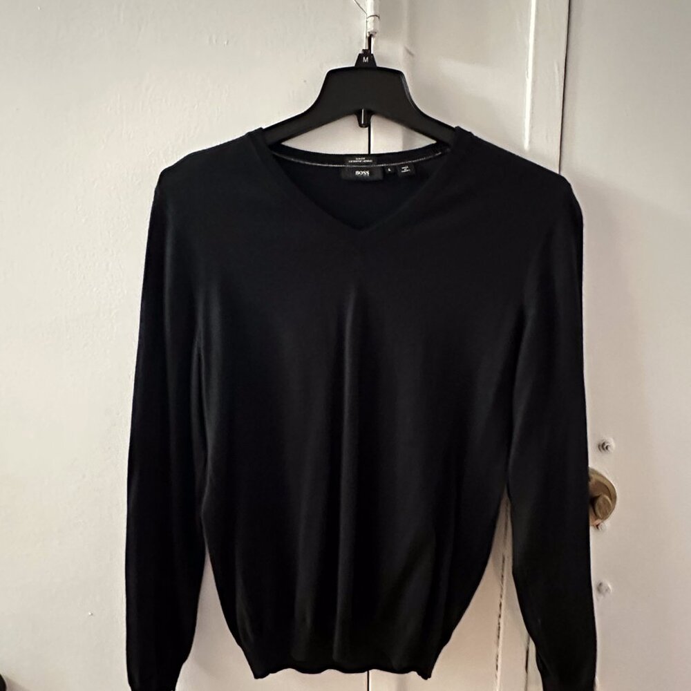 Boss - Men's Black Cardigan (Never Worn) - Size: Large